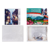 Набір для розпису по номерах Канали Венеції, TK Group, 30x40 см, 33403