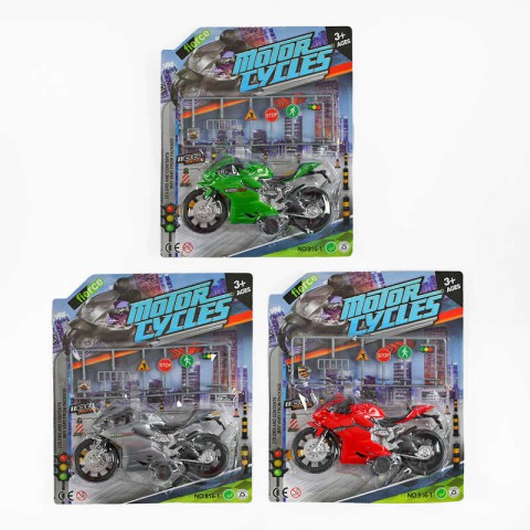 Мотоцикл, 916-1, інерція (В асортименті)