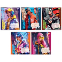 Зошити учнівські 36 аркушів лінія Yes Street wear, 15 шт. в упаковці