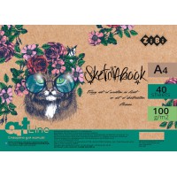 Скетчбук ZB.1482 А4, 40 аркушів
