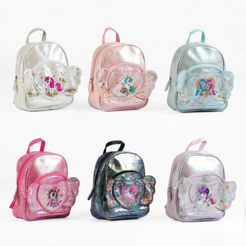 Рюкзак із єдинорогом, на 1 відділення, 24x20x8 см, C62917 (В асортименті)