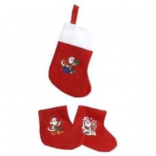 Носок новогодн."Дед мороз" 24*38см, 12шт/этик.
