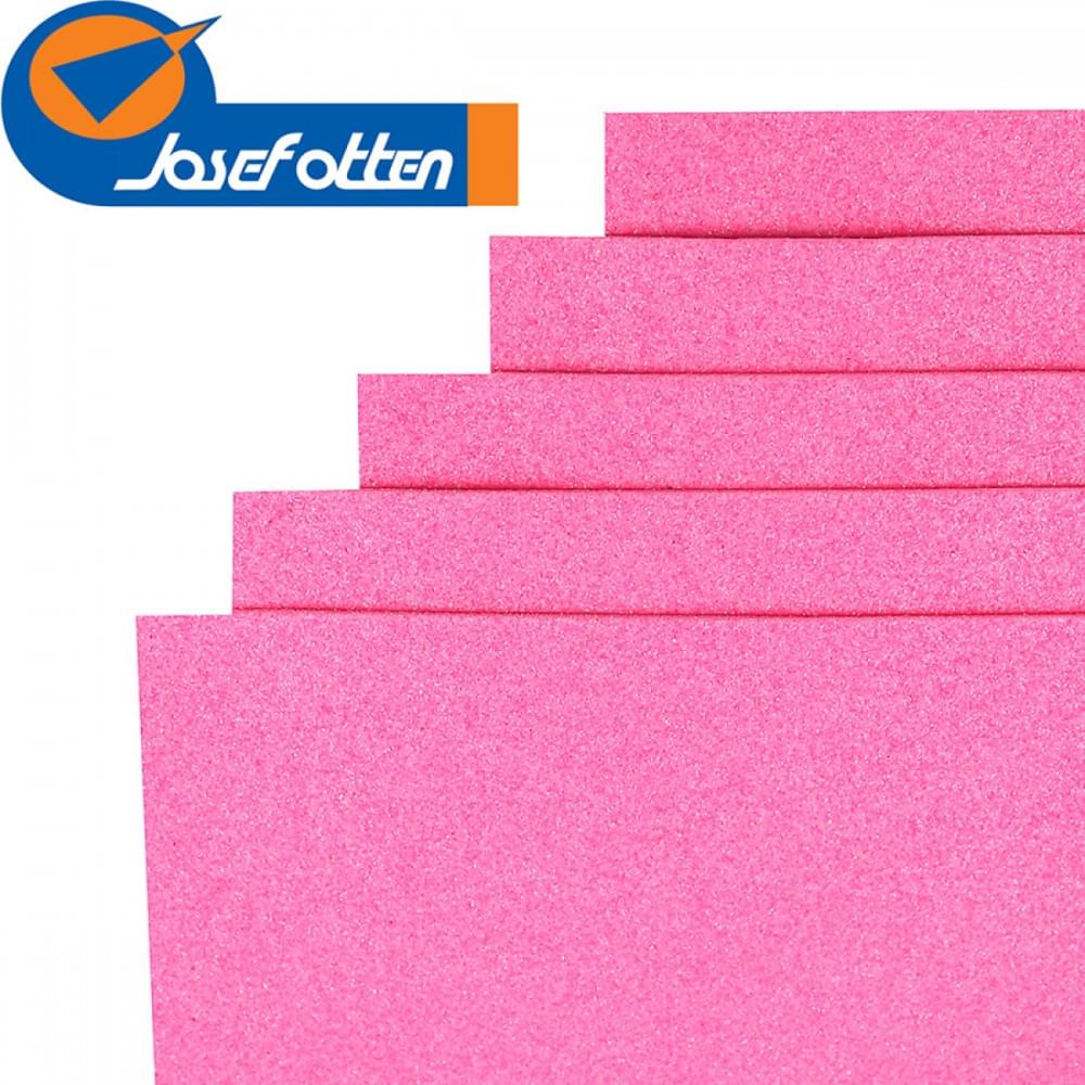 Фоамиран EVA 1.7±0.1MM "Розовый" Fluorescent Glitter HQ A4 (21X29.7CM) 10PC/OPP