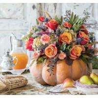 Набір для творчості алмазна картина Осіння композиція Strateg HEE13818, 30x30 см