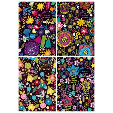 Блокнот, А5, 80 аркушів, лінія, 1788-1791 (В асортименті)