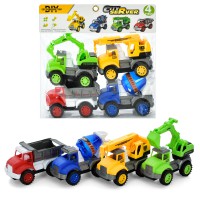 Набір машин Будівельна техніка 4 шт 10 см 090A-67