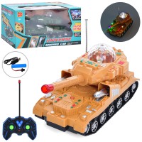 Р/К танк 30 см акумулятор USB звук світло (в асортименті) 3830