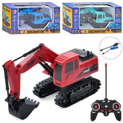 Екскаватор радіокерований, 26 см, ківш, KQX-610A (В асортименті)