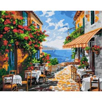 Набір для розпису по номерах Тихий куточок, 40x50 см