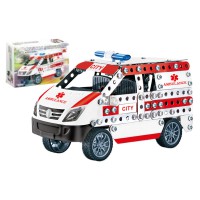 Конструктор Металевий Швидка допомога, 8801, 314 деталей, 36.5x26.5x6 см