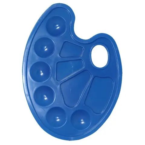 Палитра для рисования синяя