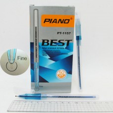 Ручка масляна "piano" синя, 50шт в упак 1157_pt