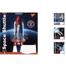 Зошити клітинка astronaut academy, зошит дя записів15шт.(в упаковці) 765938