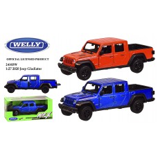 Машина металева welly 1:24 2007 jeep gladiator, 2 кольори, коробка 23*11*10см, р-н іграш. - 19. 5 * 6. 5*6. 5см24-4/