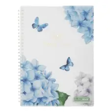 Зошит ARABESKI B5 80 арк клітинка пластикова обкладинка прозорий BM.2586-00