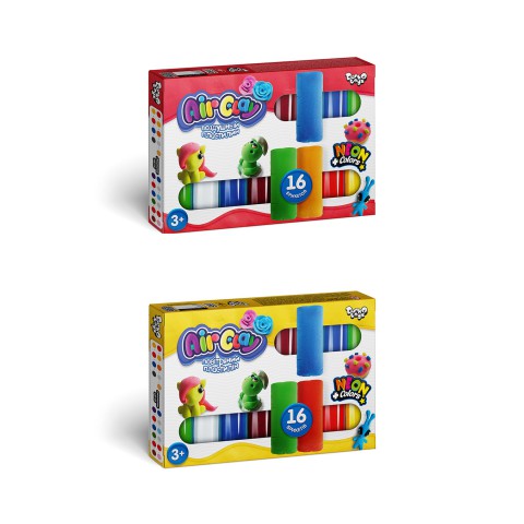 Набір для творчості Air Clay, 16 шт., Danko Toys