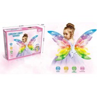 Крила карнавальні перламутрові 813-94, мелодія, підсвічування, рух крилами