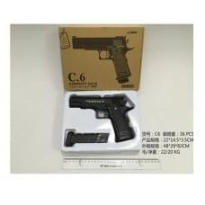 Пістолет мет. кульки, у кор. 26*18,5*5 см /36/