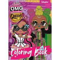 Розмальовка зі стікерами L.O.L O.M.G. Queens2