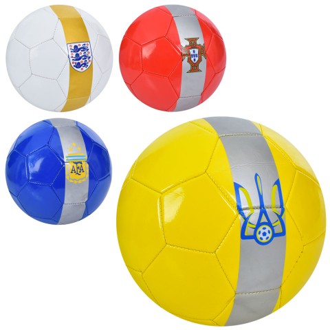 М’яч футбольний, 300-320 г, матеріал PVC, розмір №5 (В асортименті)