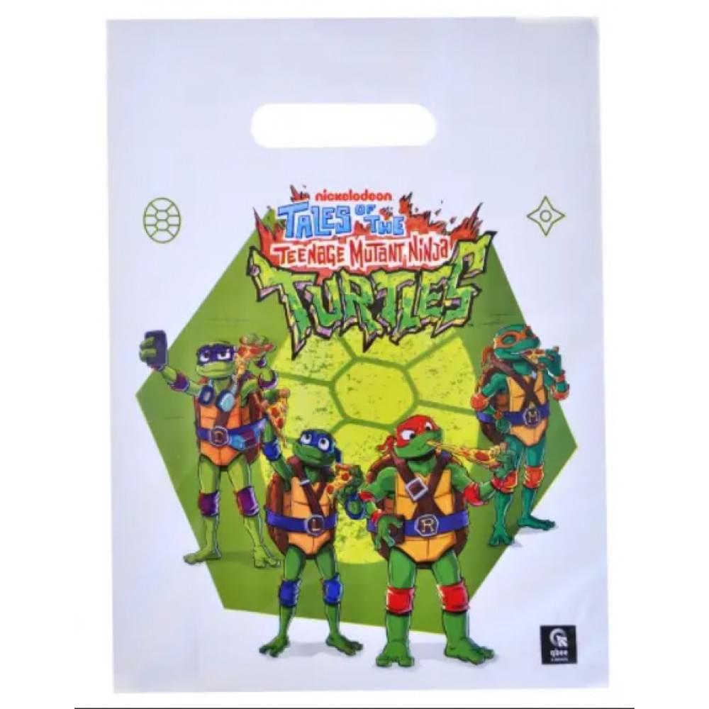 Пакет поліетиленовий (M) QB005-106 "Черепашки Ніндзя" р.30x25,5 см qbee 10 шт. в уп. //