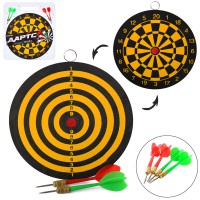 Дартс двосторонній 12 дюймів, 4 дротики з голкою MS4220