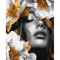 Набір для розпису по номерах Танець пелюсток, 40x50 см, КНО8505