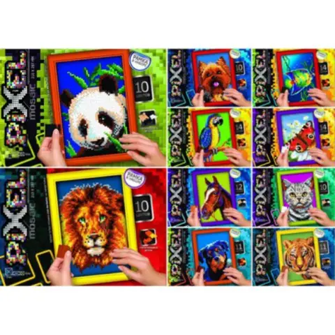 Набір для творчості Мозаїка Пиксель Danko Toys (в асортименті) РМ-01-01...10