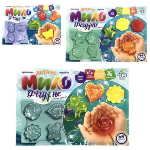 Набір креативної творчості Дитяче фігурне мило, DFM-01-01U/02U/03U