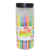 Ручка 1Вересня, кулькова/масляна Spin 6, 0.6 мм, синя, 30 шт.