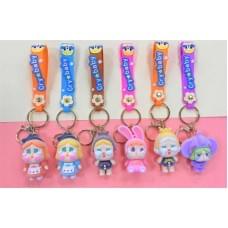 Брелок 12шт в кор., висота:6 см, герой, металева фурнітура, в п/е /50/