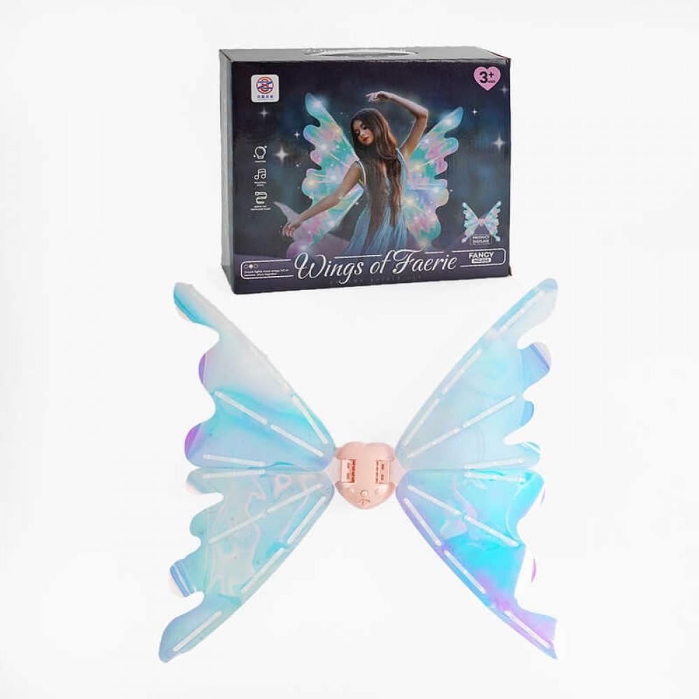 Крила феї для дівчинки, підсвічування, музика, крила рухаються 848