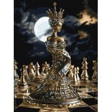 Набір для розпису по номерах "Хід королеви" Ideyka 30х40см КНО8560