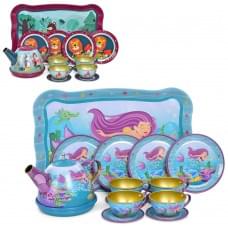 Набір посуду 14предметів,2 види, у п/е 25-16-7см /24/