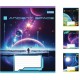 Зошити учнівські 60 аркушів лінія. 1В Ancient space 10 шт. в упаковці