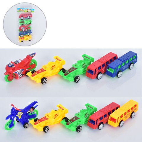 Набір машинок, 5 шт., 8 см (В асортименті)