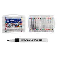 Набір акрилових скетчмаркерів Aodemei, 48 шт., пластиковий бокс