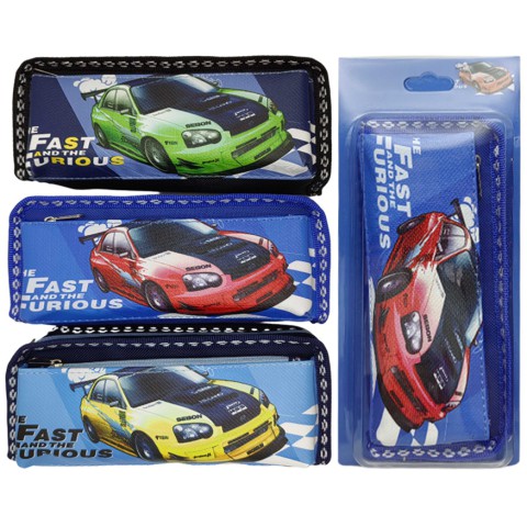 Пенал-косметичка Спортивна машина, 2 змійки, DY-447 (В асортименті)