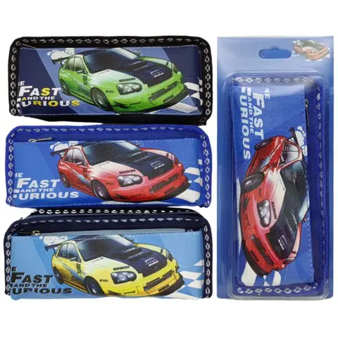 Пенал-косметичка Спортивна машина, 2 змійки, DY-447 (В асортименті)