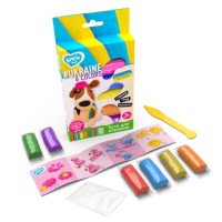 Набір для ліплення з тістом Асорті 6 кольорів Ukraine, TM Lovin