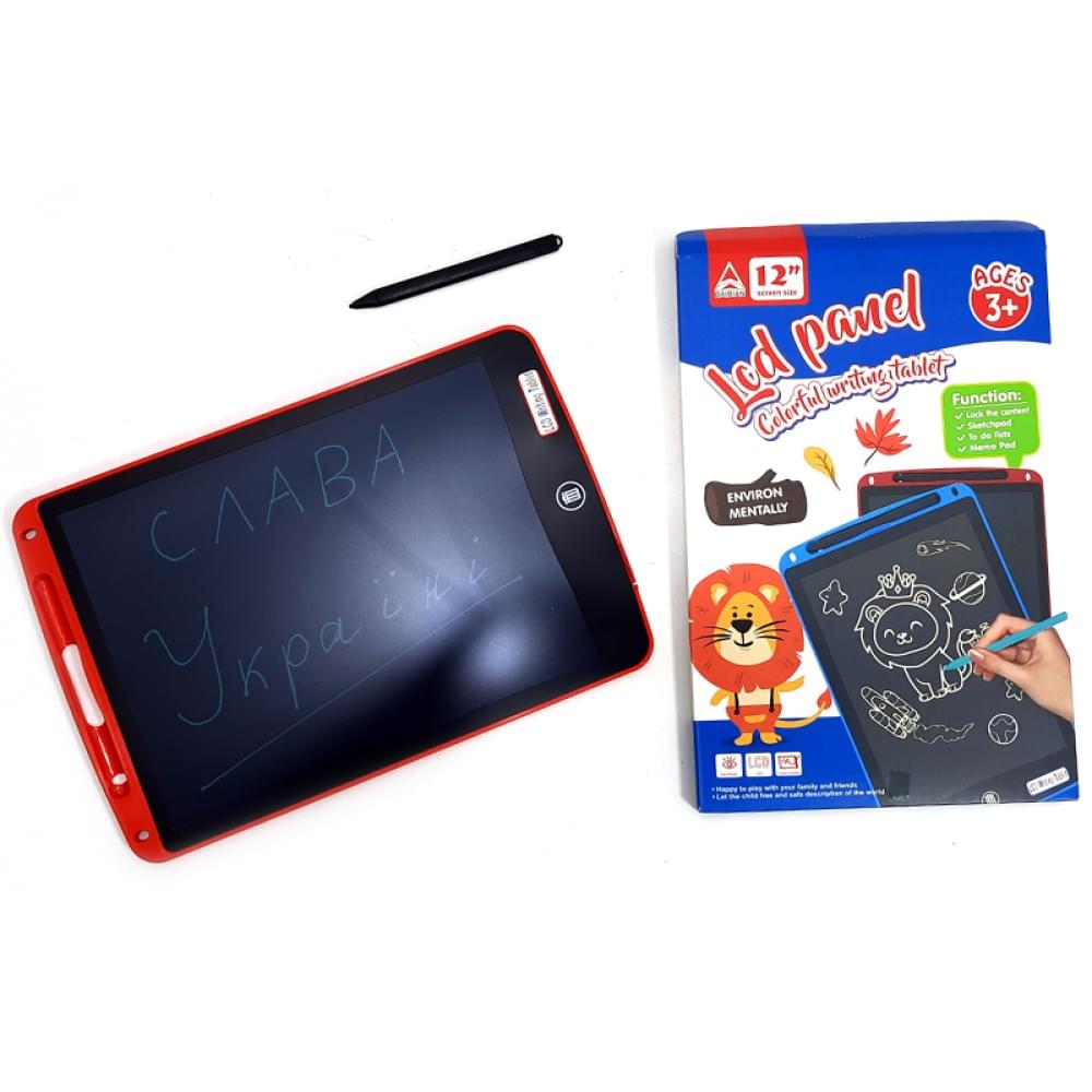 Планшет для малювання LCD Writing Tablet 12'' монохромний 28х19х0,8см 1202