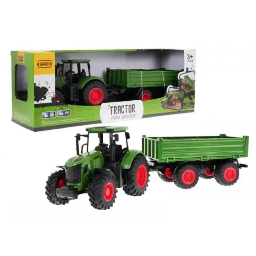 Трактор з причіпом інерційний, в кор.45*14*16,5см /24/