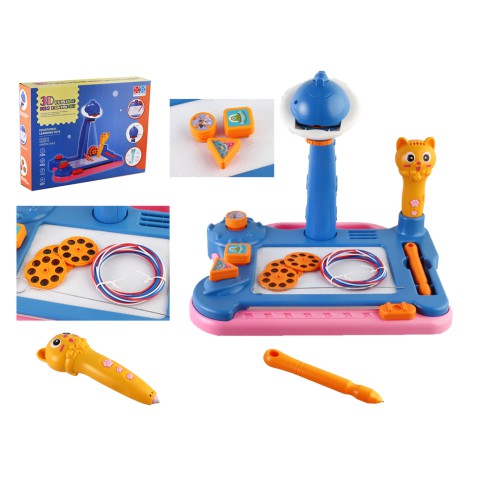 Гра проектор, слайди, дощечка, 3D ручка, PCL філамент, 39x30x10.5 см