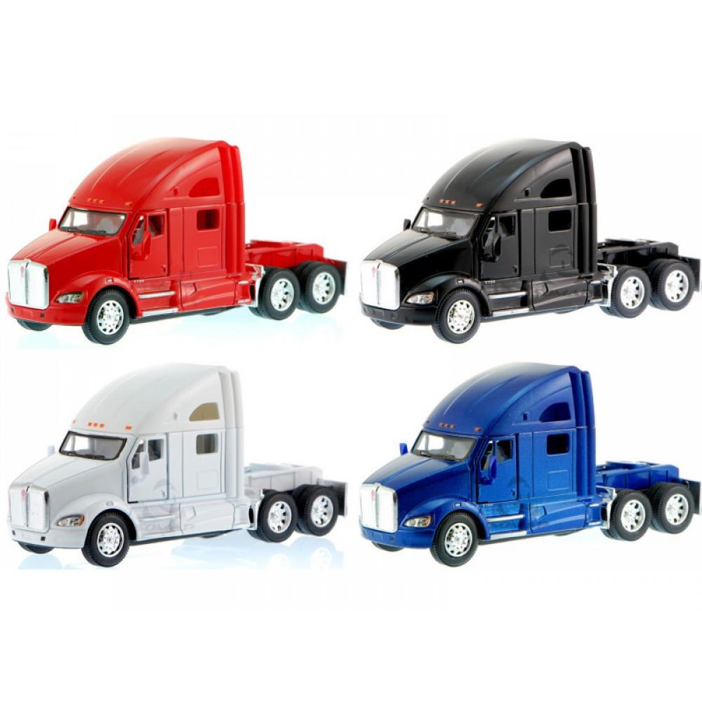 Модель вантажівка kenworth t700 5'' kt5357w метал. Інерція відкр. Дв. Коробка