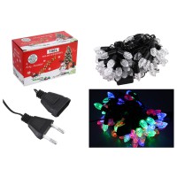 Гірлянда, C54308, 60 лампочок, трикольорова