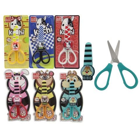 Ножиці, 12.5 см, у пластиковому чохлі, 2109 (В асортименті)