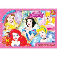 Пазли G-Toys Принцеси Дісней, 70 елементів, PD80