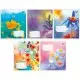 Зошити учнівські 48 аркушів лінія Yes Nature colorful, 10 шт. в упаковці