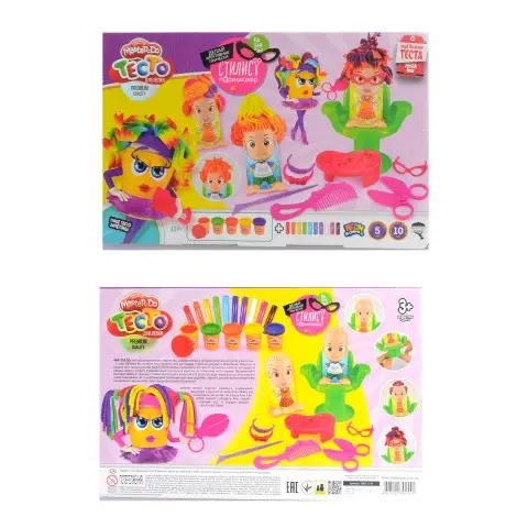 Набір творчої творчості Тісто для ліплення Master Do Стиліст-перукар, TMD-13-01/TMD-13-01U