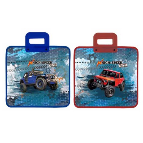 Портфель із пластиковими ручками Kidis High Speed, позашляховики, 30x34 см, 340 мкм (В асортименті)